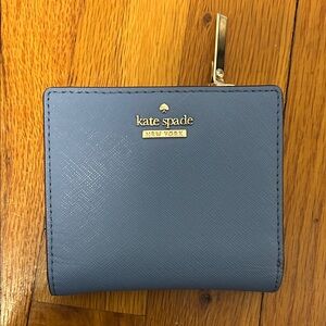 Kate Spade Blue Bifold Wallet